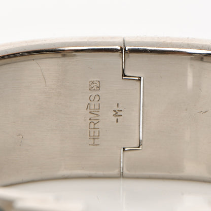 Hermes Enamel Wide Clic Clac H Bracelet PM Bleu 4 of 5