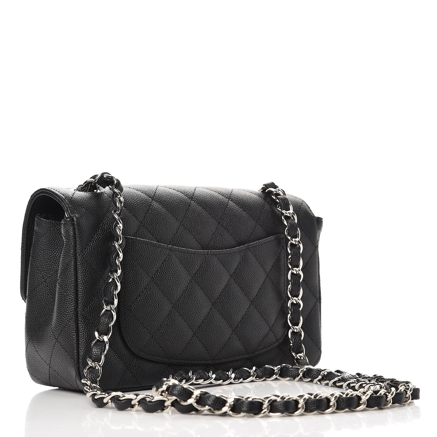 Chanel Caviar Quilted Mini Rectangular Flap Black 3 of 8
