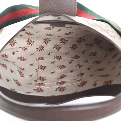 Gucci GG Supreme Monogram Web Medium Dionysus Hobo Brown 5 of 7