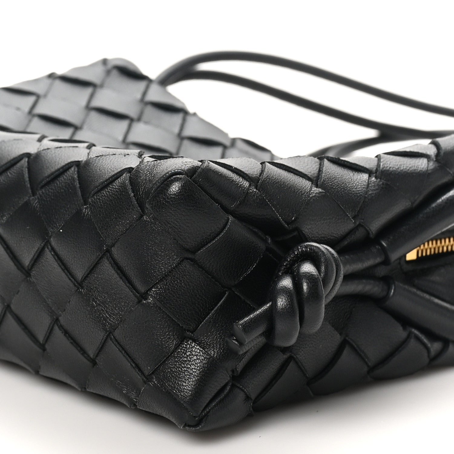 Bottega Veneta Nappa Intrecciato Mini Loop Camera Bag Black 9 of 10