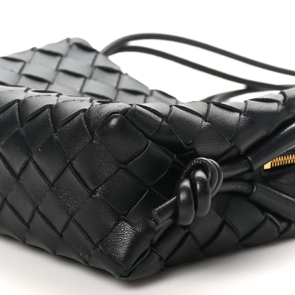 Bottega Veneta Nappa Intrecciato Mini Loop Camera Bag Black 9 of 10