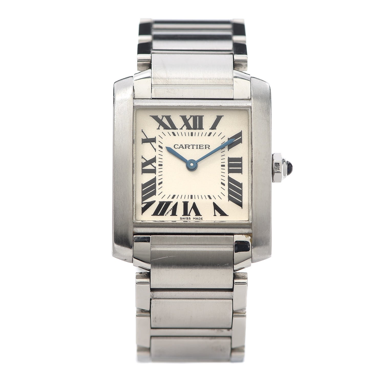 Cartier Stainless Steel 25mm Tank Francaise Quartz Watch 1 of 8