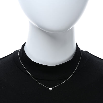 Cartier 18K White Gold Diamond SM D'Amour Pendant Necklace 3 of 5