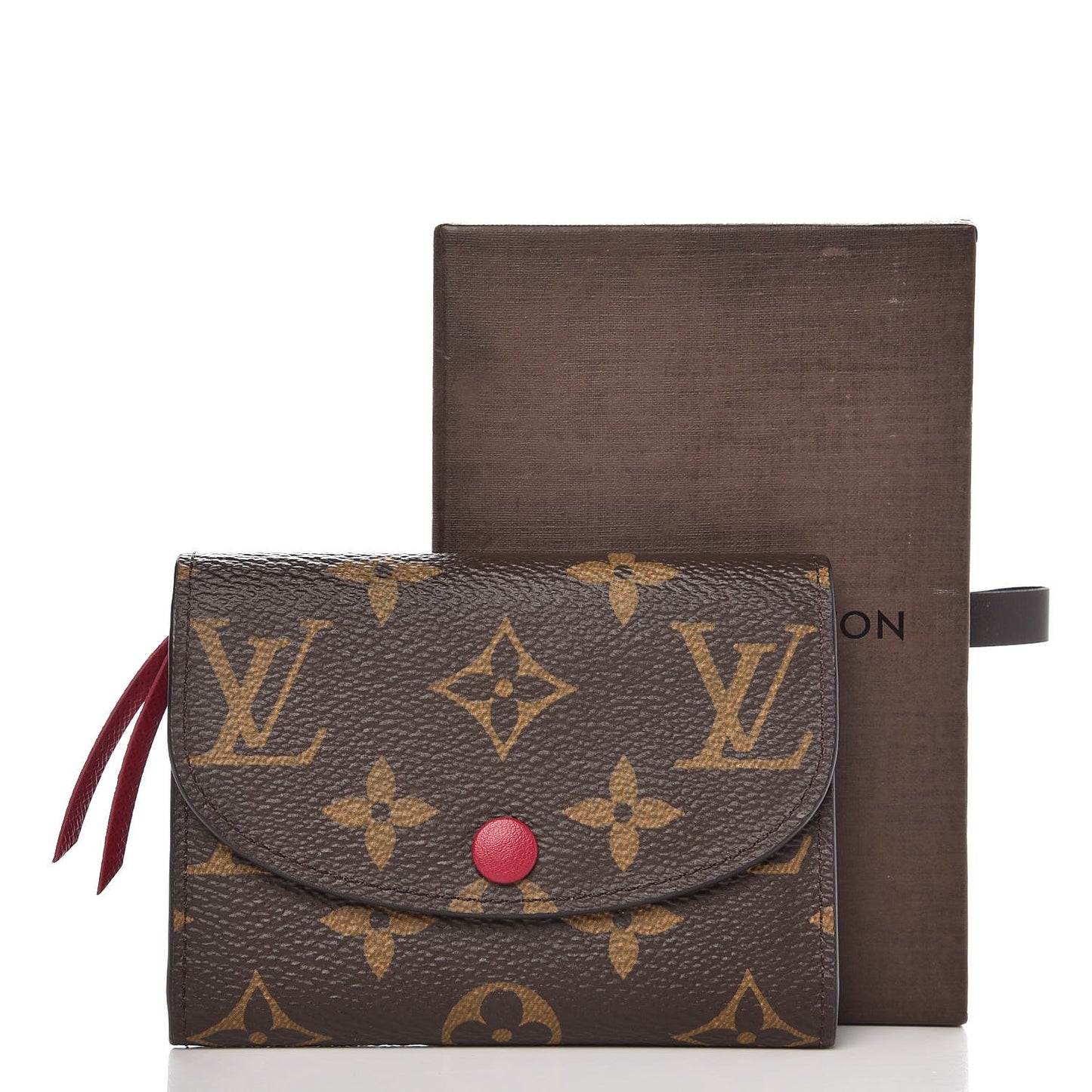 Monogram Rosalie Coin Purse Fuchsia