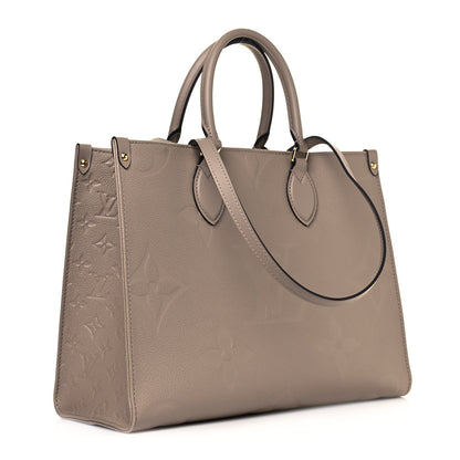 Louis Vuitton Empreinte Monogram Giant Onthego MM Tourterelle 3 of 9