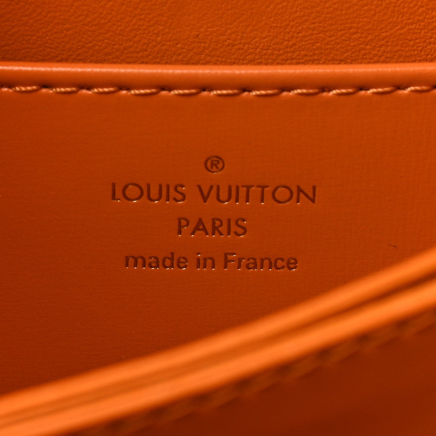 Grained Smooth Calfskin Rose Des Vents PM Amaretto