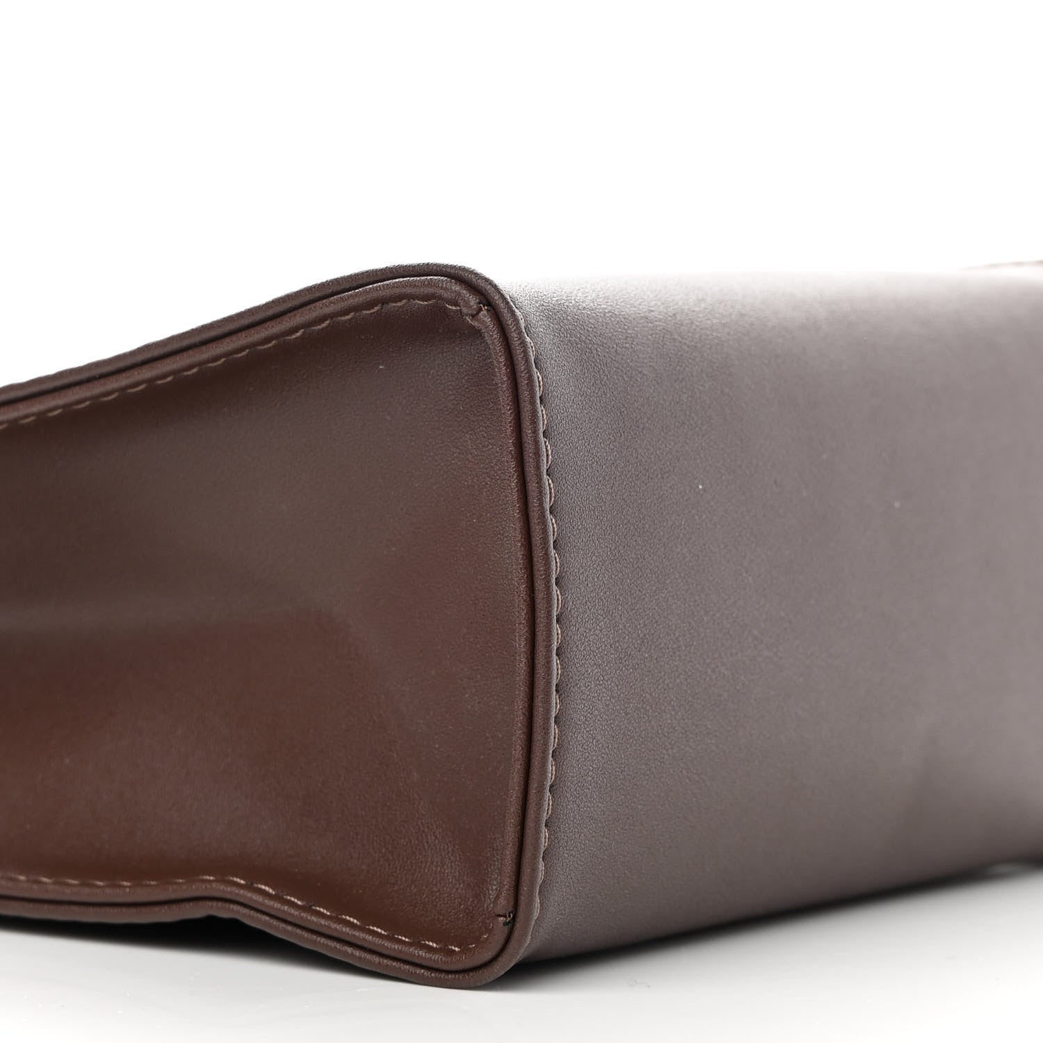 Telfar Vegan Leather Small Shopping Bag Chocolate 10 of 11