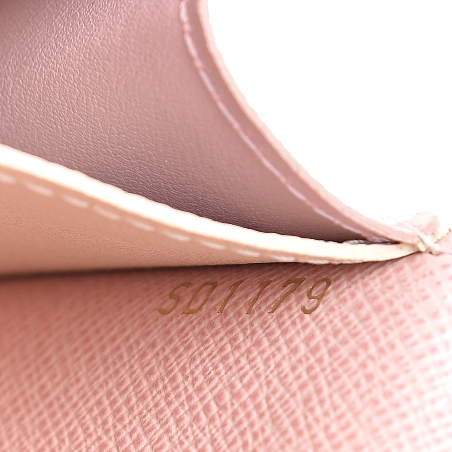 Damier Azur Emilie Wallet Rose Ballerine