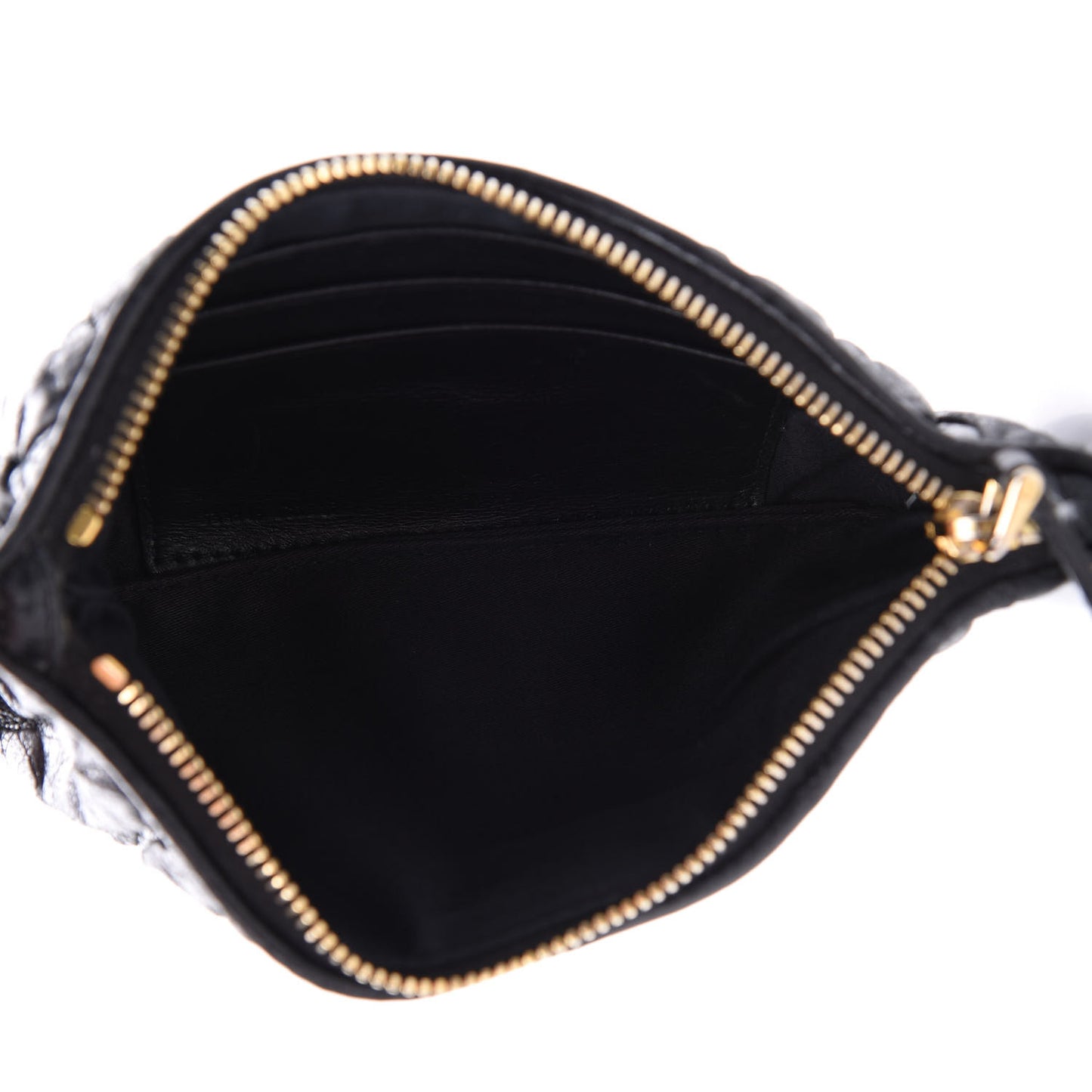 Nappa Matelasse Lux Pouch Black