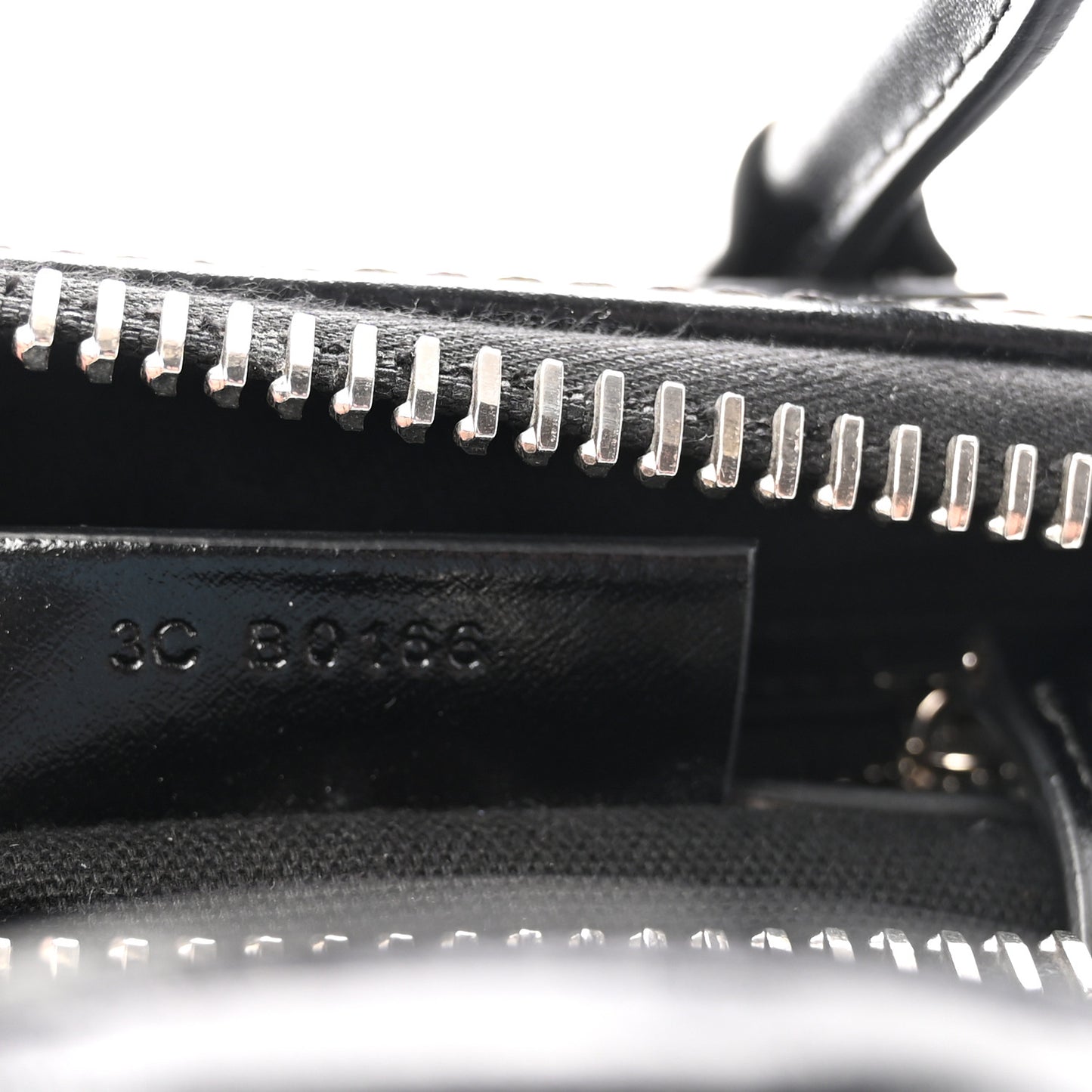 Shiny Lord Calfskin Mini Antigona Black
