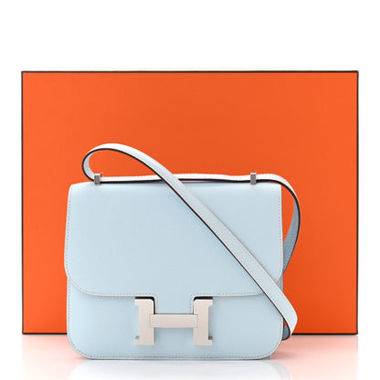Hermes Epsom Constance 18 Bleu Brume 11 of 11