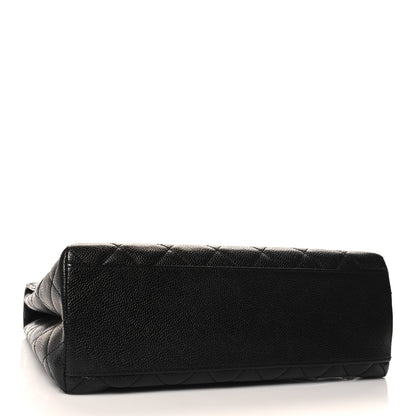 Chanel Caviar Quilted Jumbo Kelly Flap Black 4 of 12