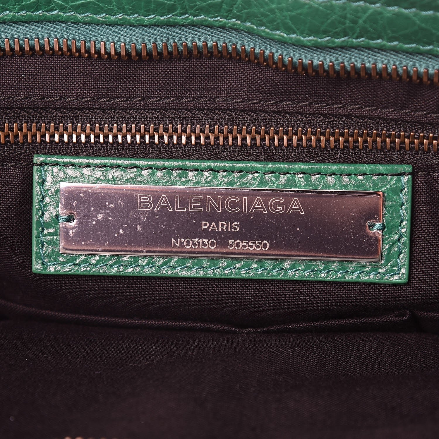 Balenciaga Agneau Classic Hardware City Vert Perroquet 7 of 8