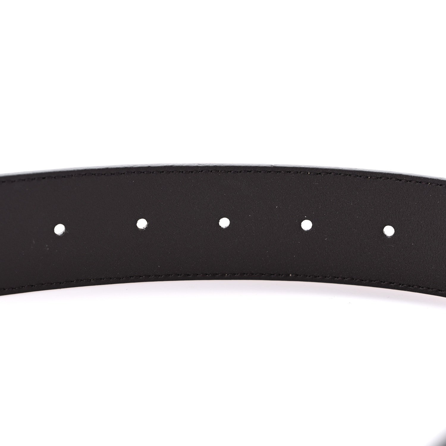Gucci GG Supreme Monogram Interlocking G 37mm Belt 85 34 Beige Ebony Cocoa 4 of 5