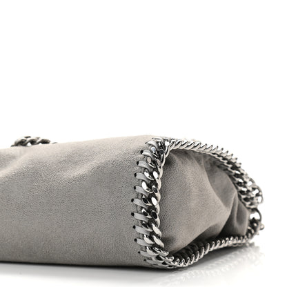 Stella McCartney Shaggy Deer Mini Falabella Fold Over Tote Light Grey 8 of 8