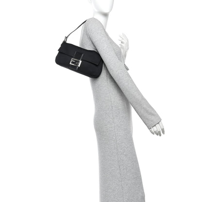 Fendi Neoprene Baguette Black 2 of 9