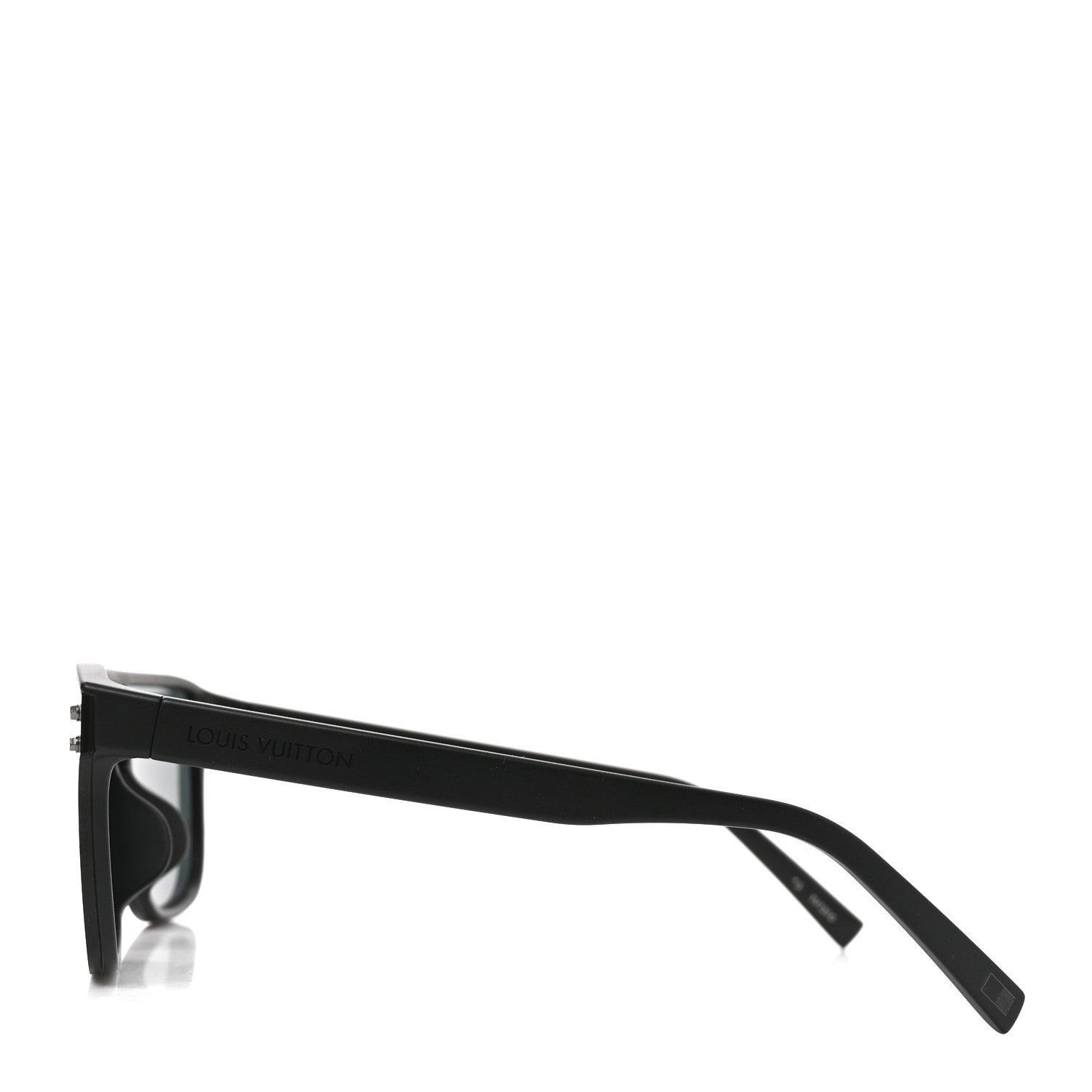 Louis Vuitton Acetate LV Waimea Square Sunglasses Z1082E Black 3 of 7