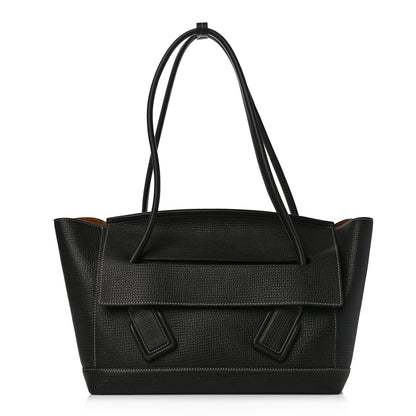 Bottega Veneta Grainy Calfskin Small Arco Black 1 of 10
