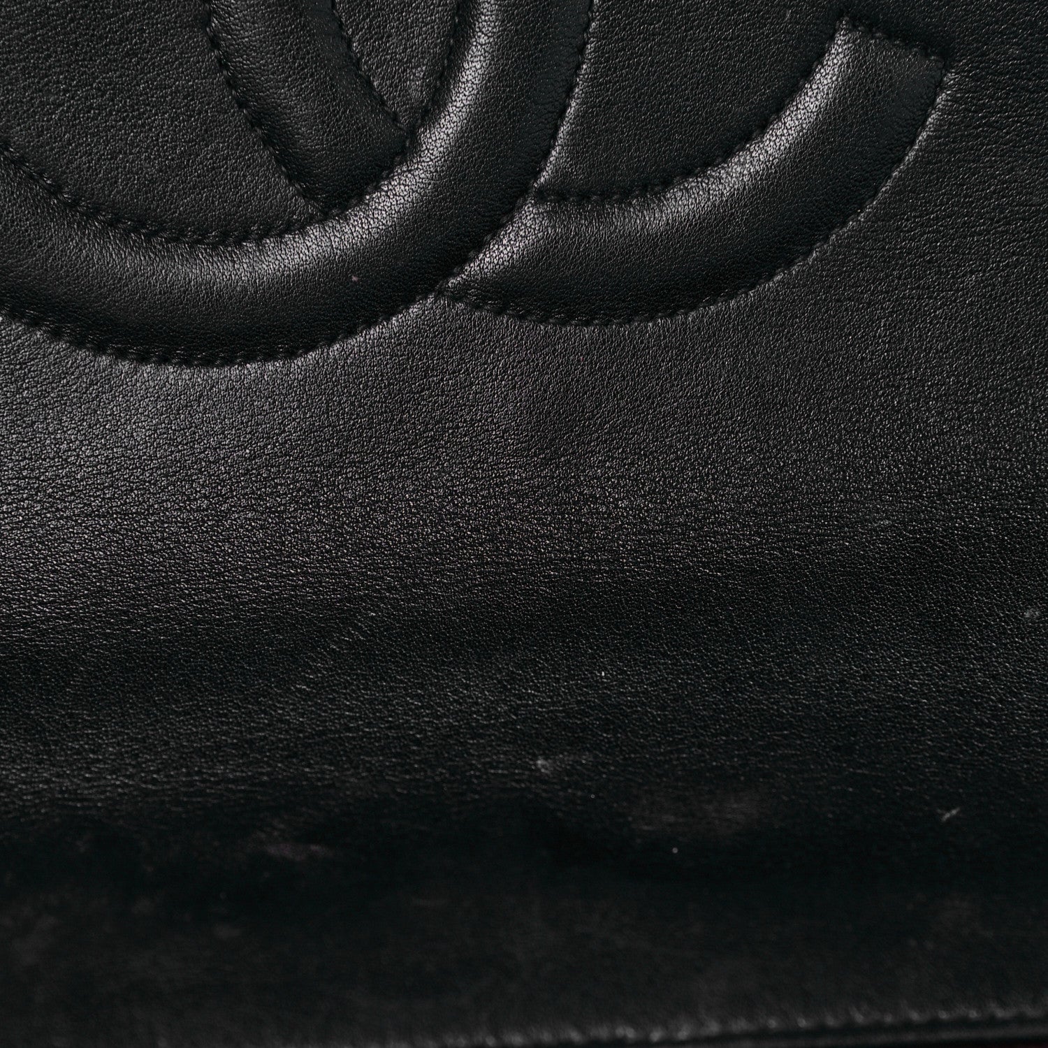 Chanel Lambskin Quilted XL Jumbo Single Flap Black 13 of 23