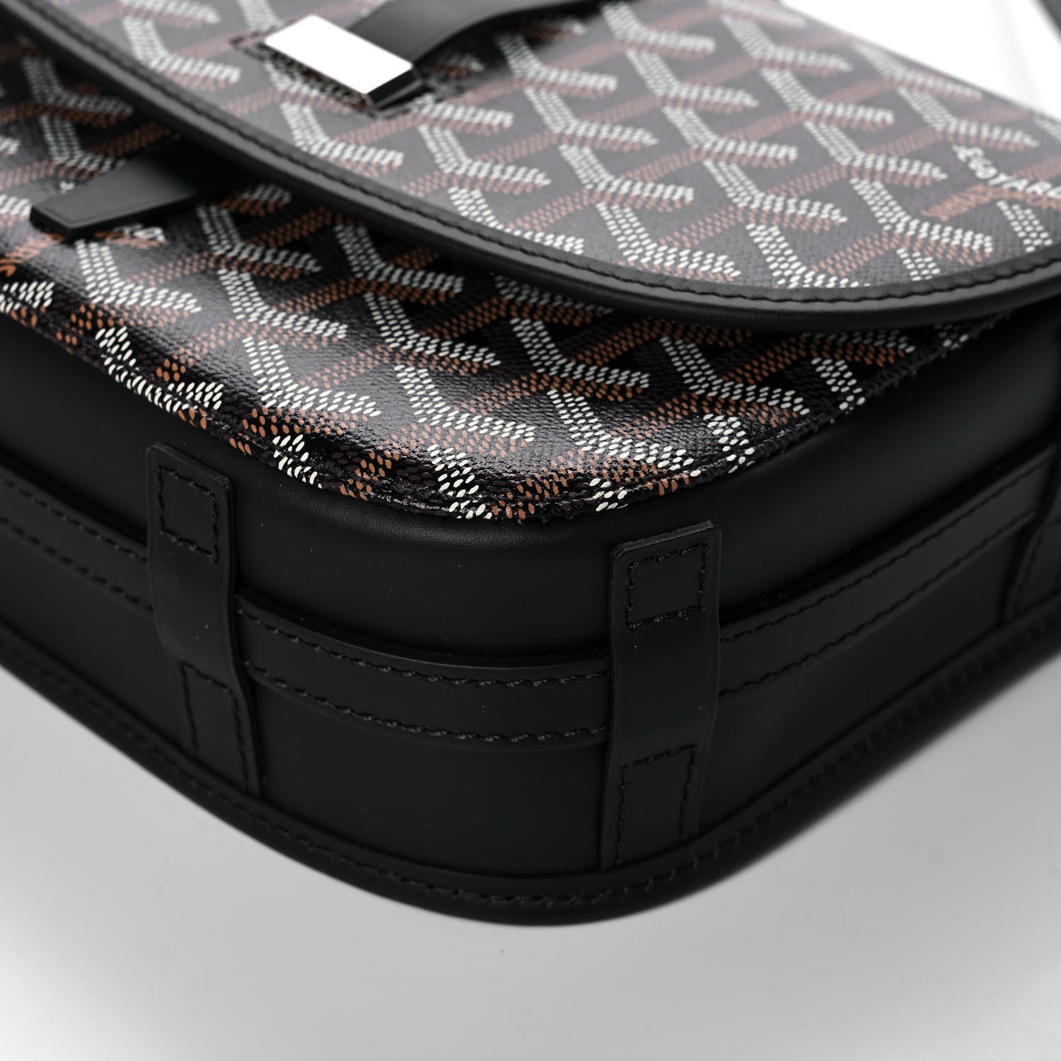 Goyard Goyardine Belvedere II PM Messenger Bag Black 9 of 9