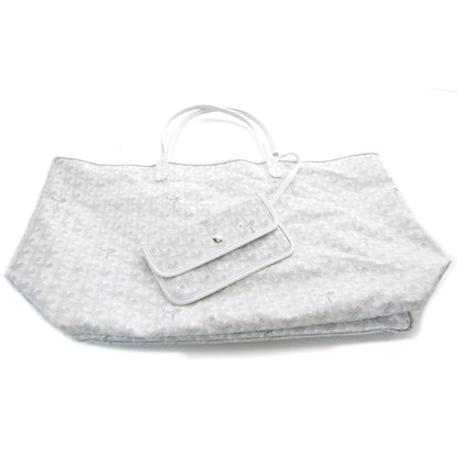 Goyard Goyardine Saint Louis GM White 6 of 9