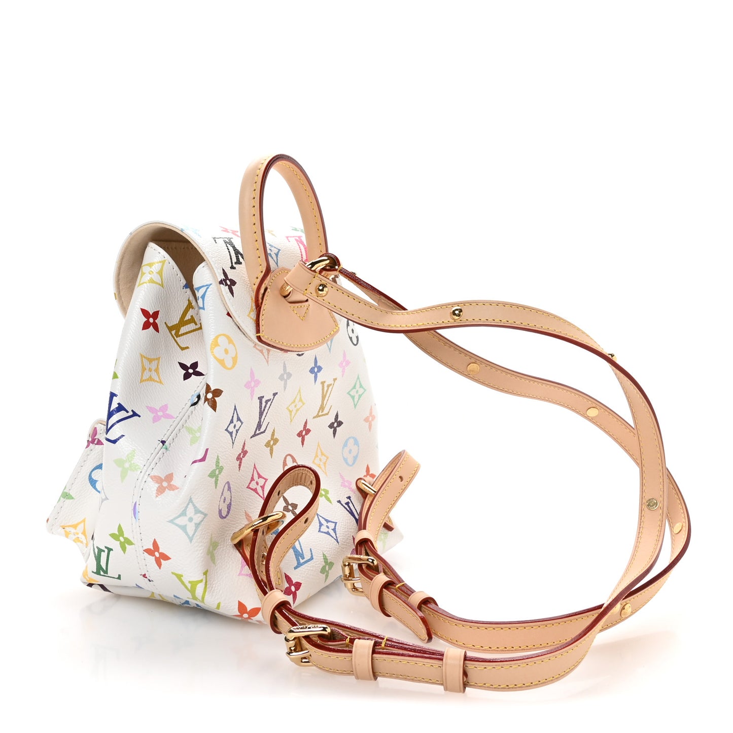 LV X TM Monogram Multicolor Venice Backpack White