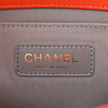 Chanel Snakeskin Medium Boy Flap Red 6 of 11