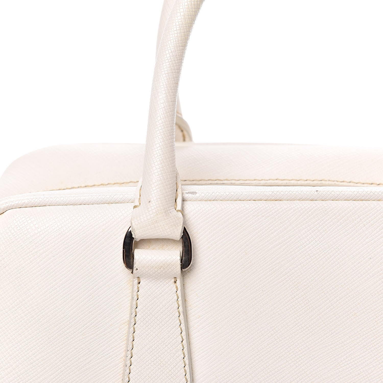 Prada Saffiano Lux Small Tote Bianco 13 of 18