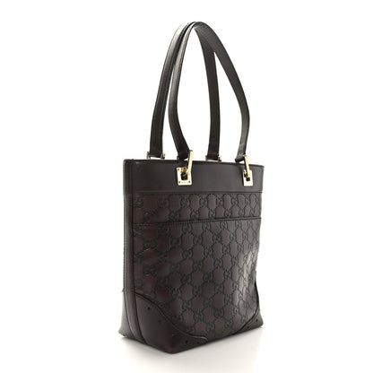 Gucci Guccissima Small Punch Tote Brown 3 of 9