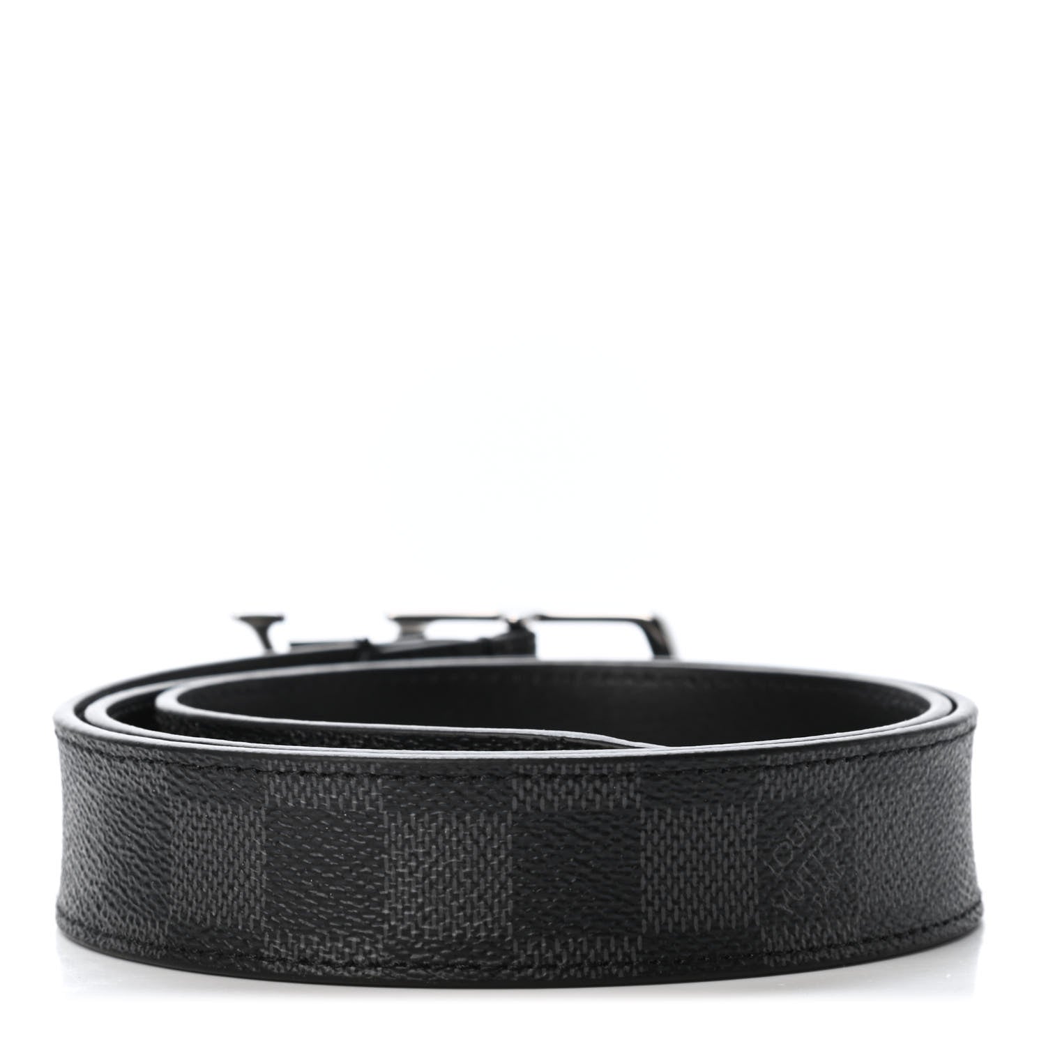 Louis Vuitton Damier Graphite 30mm Neogram LV Belt 85 34 2 of 4