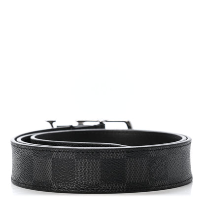 Louis Vuitton Damier Graphite 30mm Neogram LV Belt 85 34 2 of 4