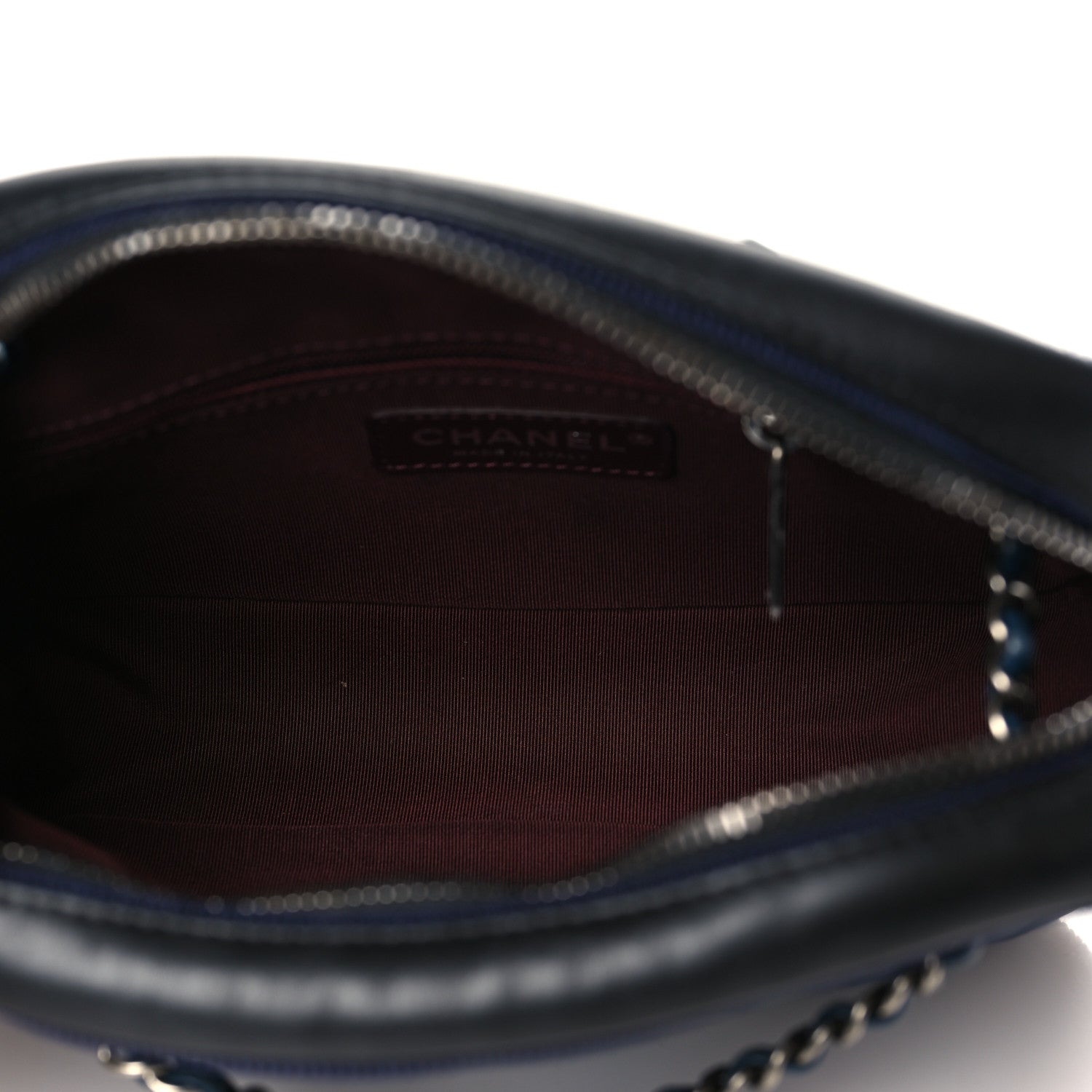 Chanel Calfskin Quilted Small Ballerine Camera Case Dark Blue 4 of 8