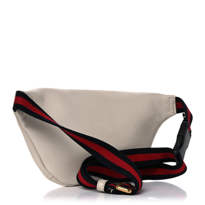 Gucci Grained Calfskin Small Logo Belt Bag White 3 of 10