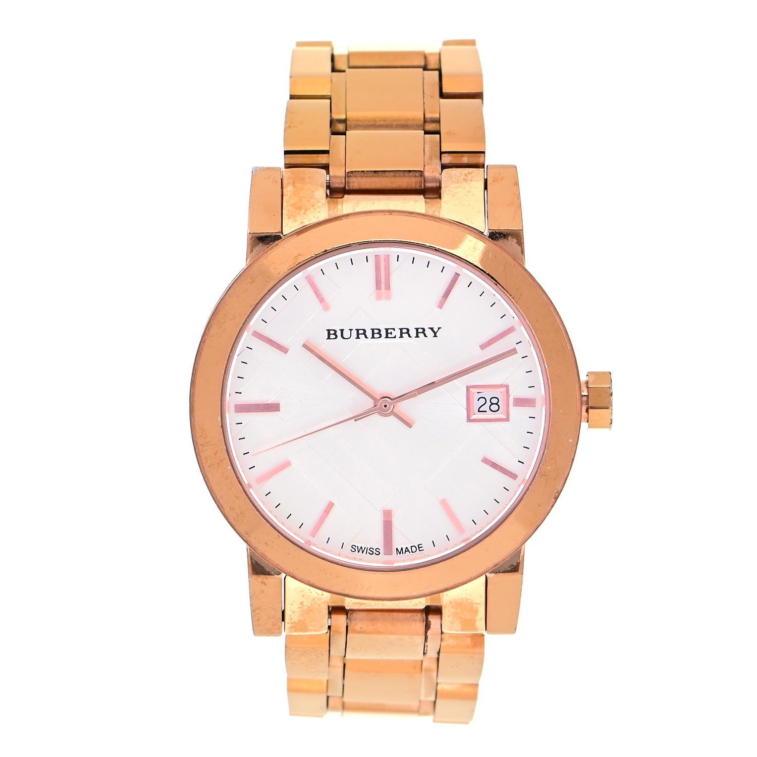 Burberry Stainless Steel 34mm The City Quartz Watch BU9104 1 of 5