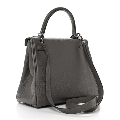 Hermes Togo Kelly Retourne 25 Etain 3 of 11