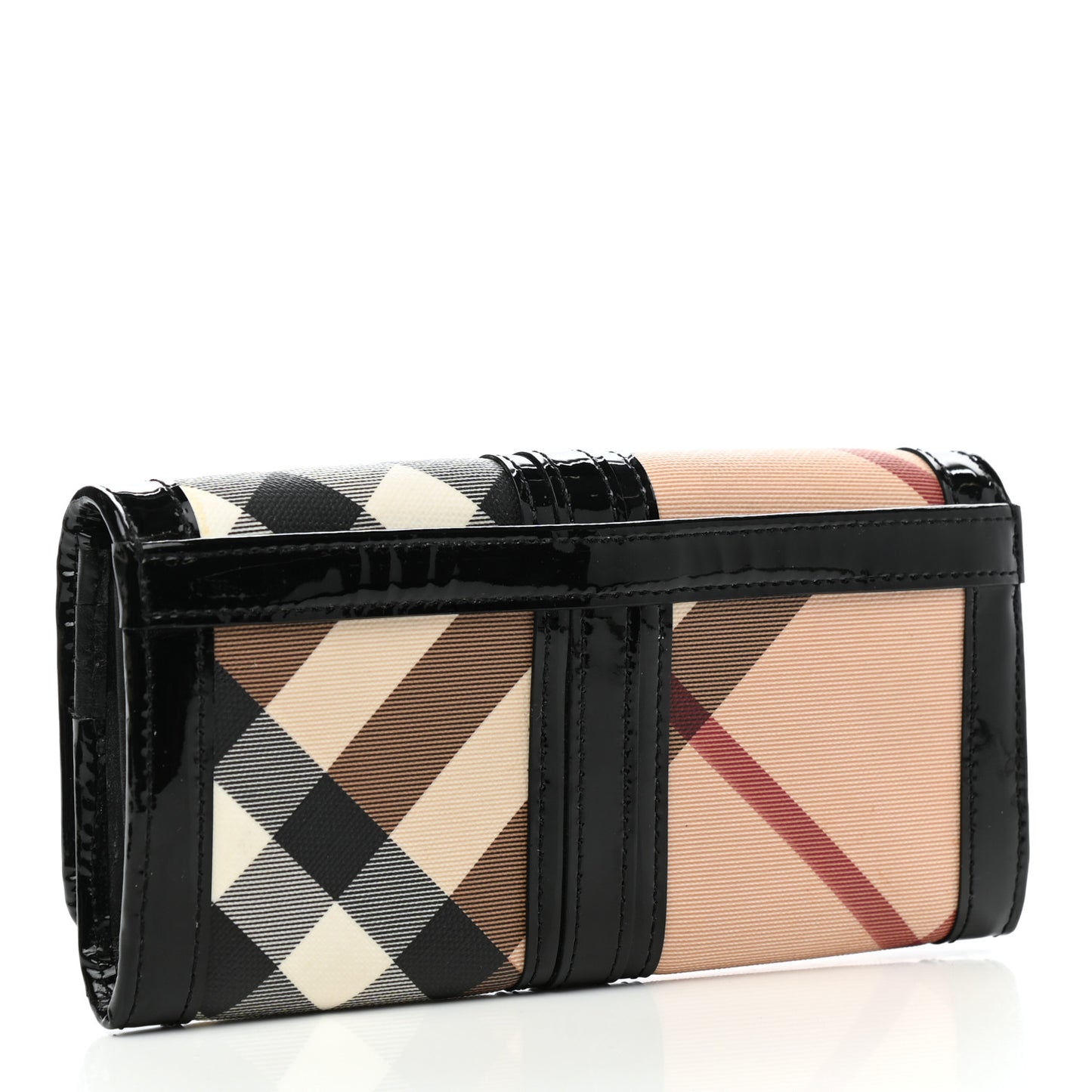 Supernova Check Penrose Continental Wallet Black