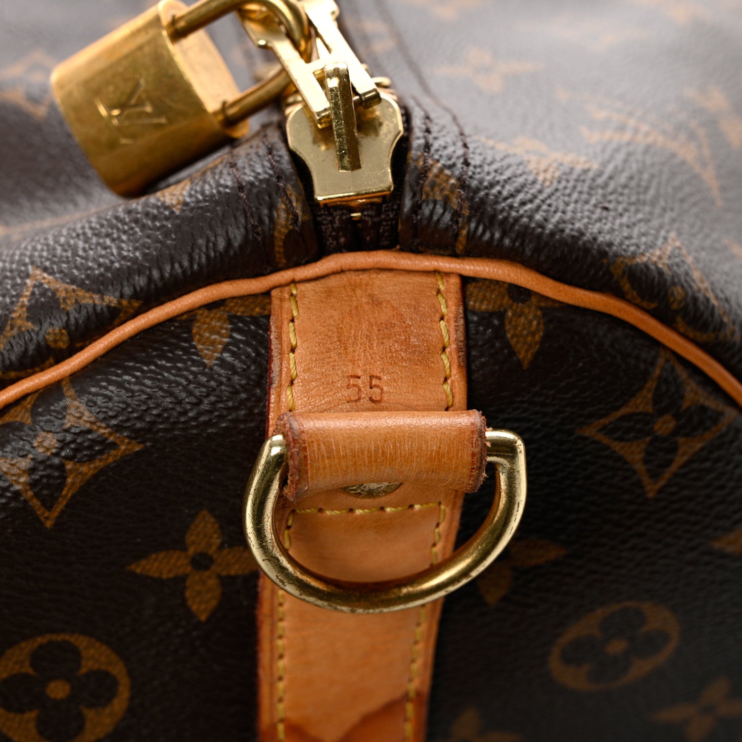 Louis Vuitton Monogram Keepall Bandouliere 55 8 of 12