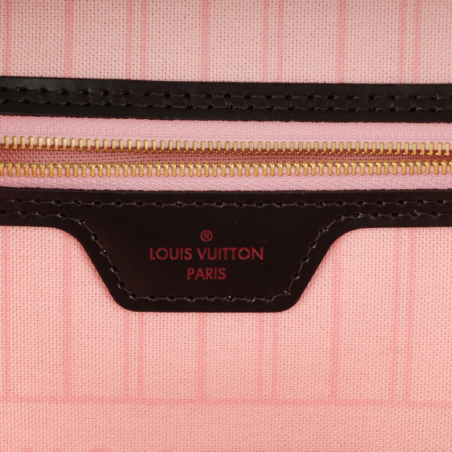 Louis Vuitton Damier Ebene Neo Neverfull MM Rose Ballerine 7 of 9