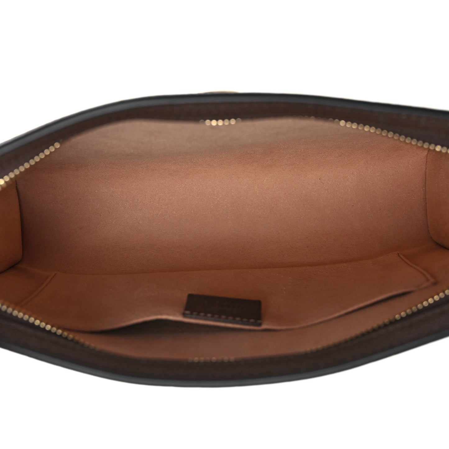 GG Supreme Monogram Web Ophidia Pouch Brown