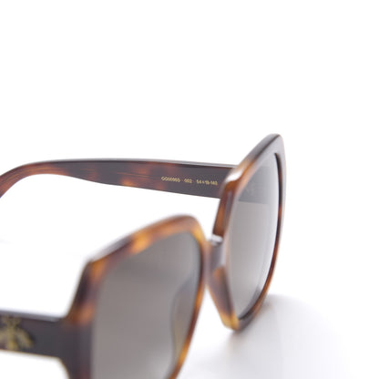 Gucci Acetate Square Frame GG0096S Sunglasses Tortoise 5 of 6