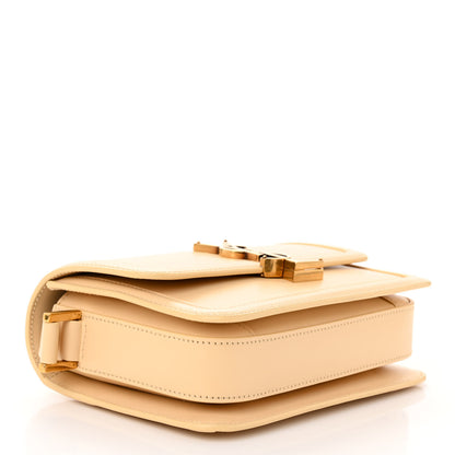 Saint Laurent Smooth Calfskin Small Solferino Satchel Ivory Natural 4 of 10
