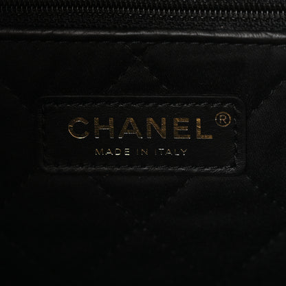 Chanel Shiny Calfskin Quilted Small Chanel 22 Black 7 of 11