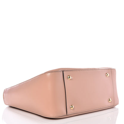 Fendi Vitello Glacier Small FF Tote Rosa Bourbon 3 of 10