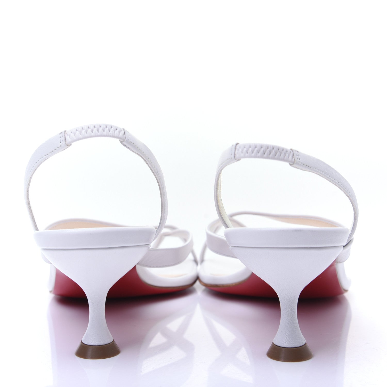 Christian Louboutin Kid Taralita 55 Thong Sandals 39.5 White 4 of 11