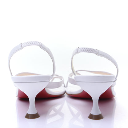 Christian Louboutin Kid Taralita 55 Thong Sandals 39.5 White 4 of 11