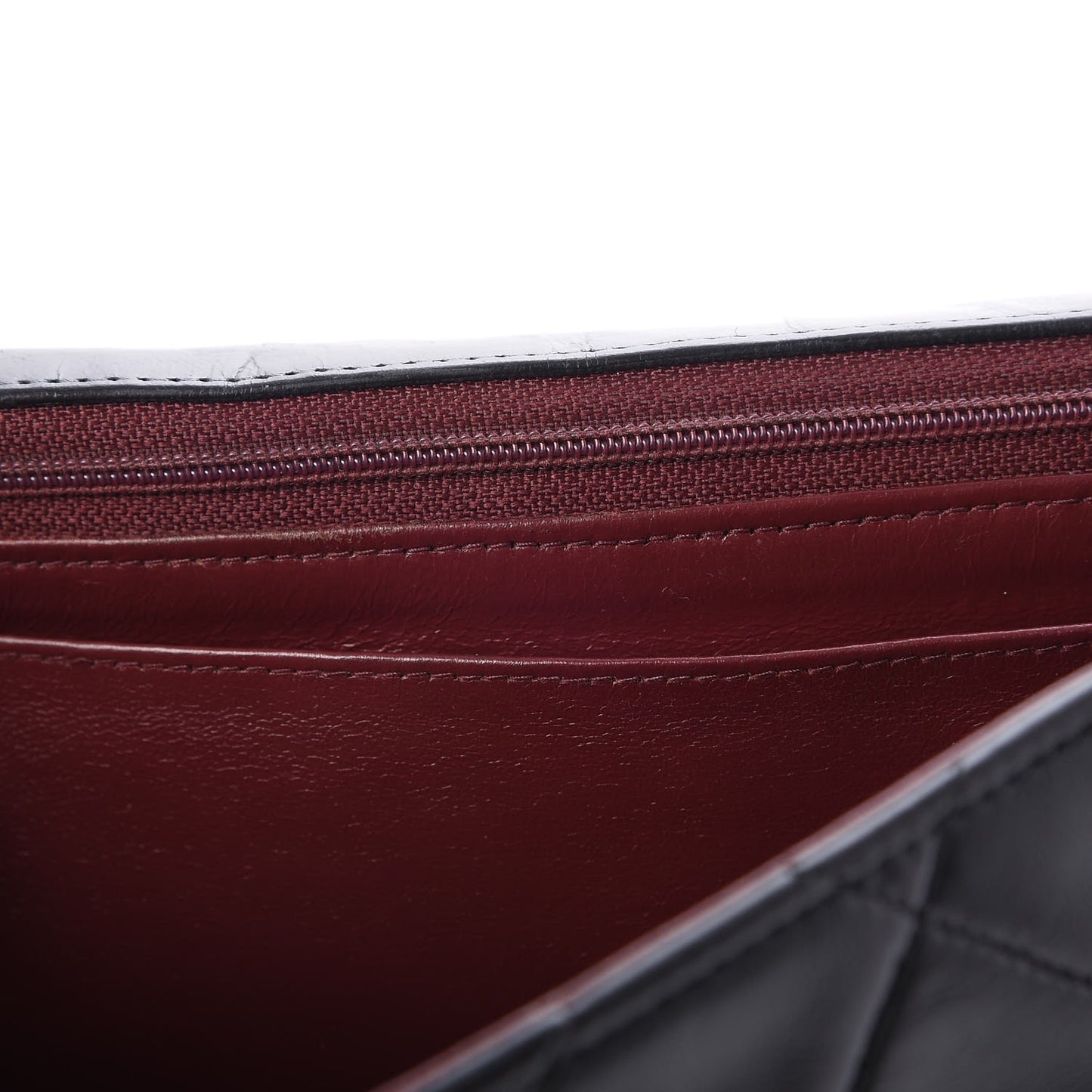 Lambskin Quilted Small Single Flap Black