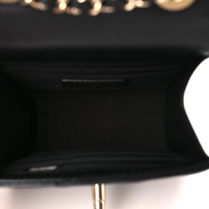 Chanel Lambskin Quilted Mini Trendy CC Chain Wallet Black 5 of 10