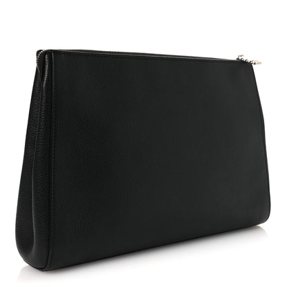 Chanel Grained Calfskin Large Neo Executive Cosmetic Case Black 3 of 12