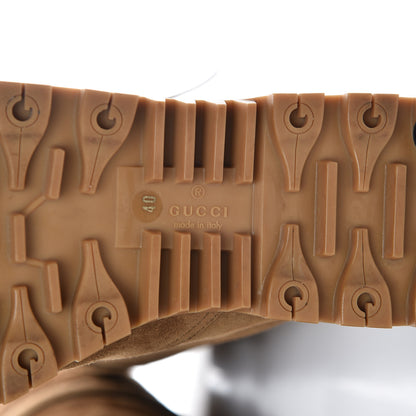 Gucci Suede Microguccissima Knee Boots 40 Brown 8 of 20