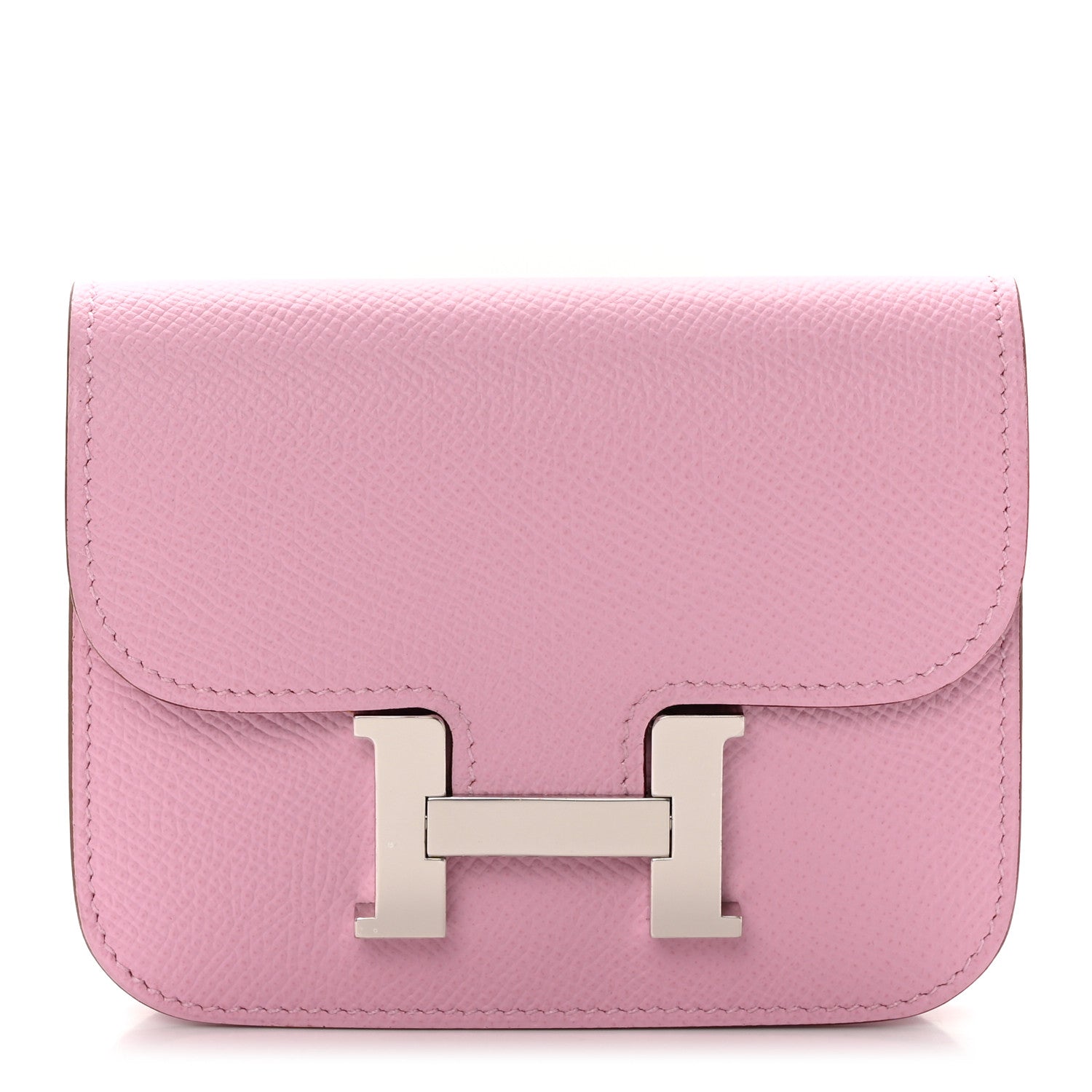 Hermes Epsom Constance Slim Wallet Mauve Sylvestre 3 of 10